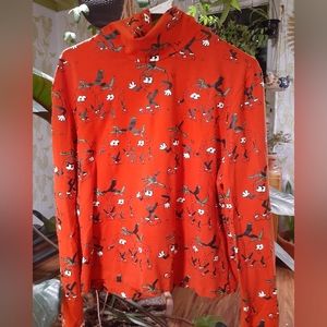 Lazy Oaf red tomato turtleneck plus size 20